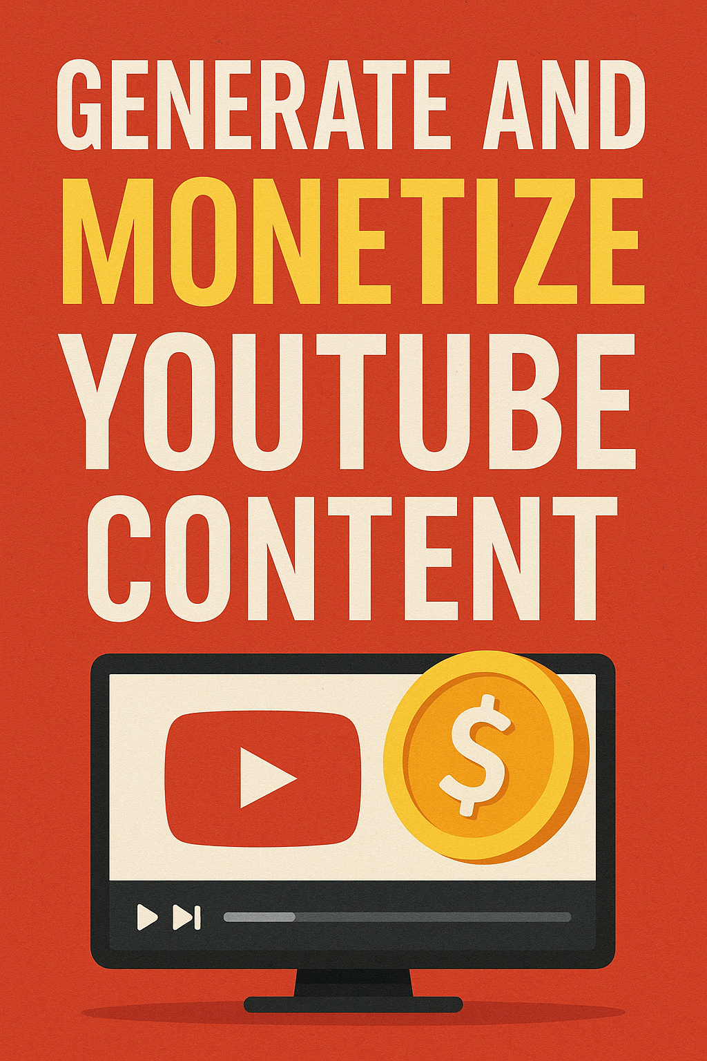 Generate and Monetize YouTube Content
